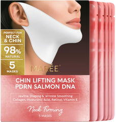 MAREE V Line Lifting Mask packaging shown for neck and jawline support