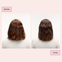 Maria Nila Colour Refresh swatches showing violet pigment on hair samples