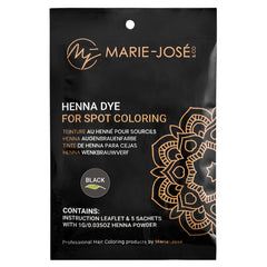Marie-José & Co Henna Dye Set packaging shown for professional spot coloring
