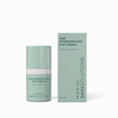 Marini Age Intervention Eye Cream jar showing creamy texture for smoother under-eye area