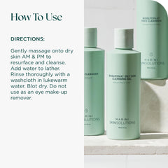 Foam rinse demonstrates thorough cleansing and prep for the next skincare steps