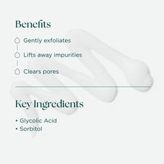 Marini SkinSolutions Bioglycolic Cleanser ingredients glow highlighting glycolic exfoliation.