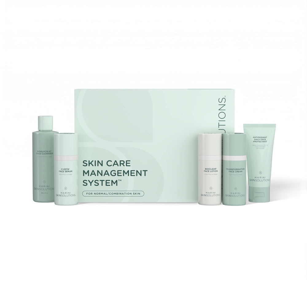 Marini SkinSolutions Bioglycolic Face Cleanser cleanses gently for renewed skin texture.