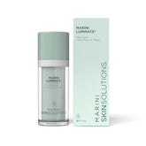 Marini SkinSolutions Luminate bottle front with premium packaging and non-hydroquinone brightening promise