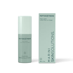 Marini SkinSolutions PeptideXtreme bottle front, highlighting premium hydration for anti-aging skincare