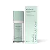Marini SkinSolutions RosaLieve redness-reducing lotion bottle pump helps soothe facial redness.