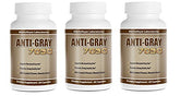 MÄRITZMAYER LABORATORIES Anti Gray Hair 7050 bottle closeup shows capsules for color support