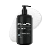 MARLOWE No. 103 bottle with cedarwood and sea salt for a refreshing cleanse