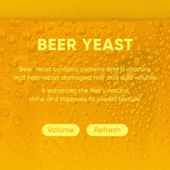 Mars Made Beer Yeast Shampoo Bar texture detail suggests improved manageability and body