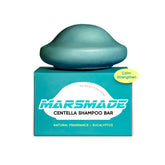 Mars Made Centella Shampoo Bar 2.0 packaging close-up for eco-friendly care.