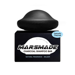 Mars Made Charcoal Shampoo Bar activated charcoal deep cleanses oily scalps.