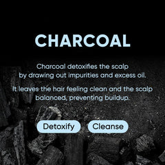 Mars Made Charcoal Shampoo Bar olive oil nourishes from roots to tips.