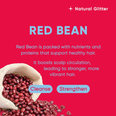 Lush lather from Mars Made Red Bean Shampoo Bar reveals silky finish.