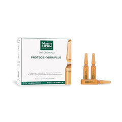 Martiderm Proteoglicanos packaging with compact 2 ml ampoules for daily use.