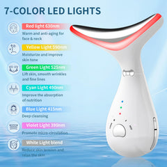 Martvex massager applied to cheeks to lift and stimulate circulation
