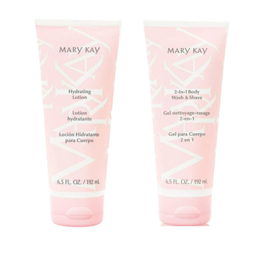 Mary Kay Hydrating Lotion and 2-in-1 Body Wash Shave tube for daily moisturized skin