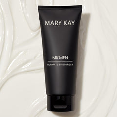 Mary Kay MK Men Advanced Facial Hydrator on skin delivering a smooth, non-greasy feel.