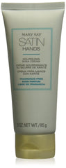 Mary Kay Satin Hands Nourishing Shea Cream tube front view showing fragrance-free hydration