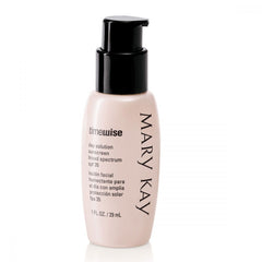 Mary Kay TimeWise Day Solution Pink bottle front view with fragrance-free SPF 35 protection.