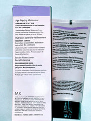 Mary Kay TimeWise moisturizer applied to cheek illustrating balanced hydration and shine control