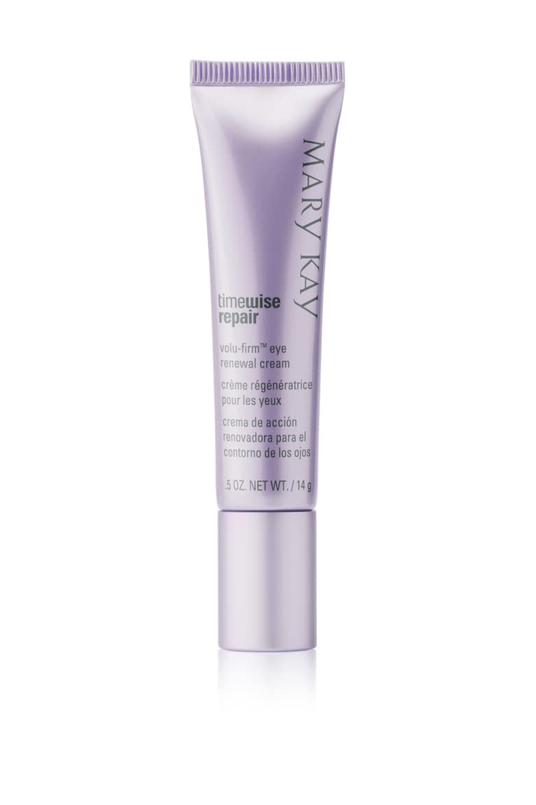 Mary Kay TimeWise Repair Volu-Firm Eye Renewal Cream packaging for targeted aging signs.