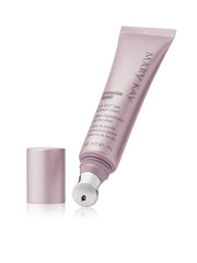 Mary Kay TimeWise Repair Volu-Firm Eye Renewal Cream tube closeup shows smooth texture for long-lasting hydration.