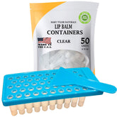 Mary Tylor Naturals lip balm tray kit with fill tray and spatula for easy DIY blending.