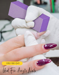 Maryton buffer block designed for acrylic surfaces and top-coat removal prep.
