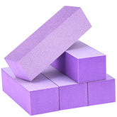 Maryton nail buffer block in purple for medium-fine grit shaping and prep.