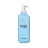 MASIL 5 Probiotics Perfect Volume Shampoo bottle ready for daily cleansing and volume boost.