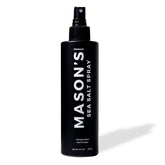 Mason’s Pomade Sea Salt Spray bottle adds natural volume and texture.