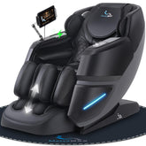 MassaMAX MT339 4D massage chair front view for immersive relaxation at home.