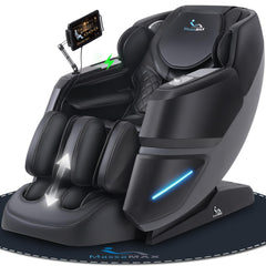 MassaMAX MT339 4D massage chair front view for immersive relaxation at home.