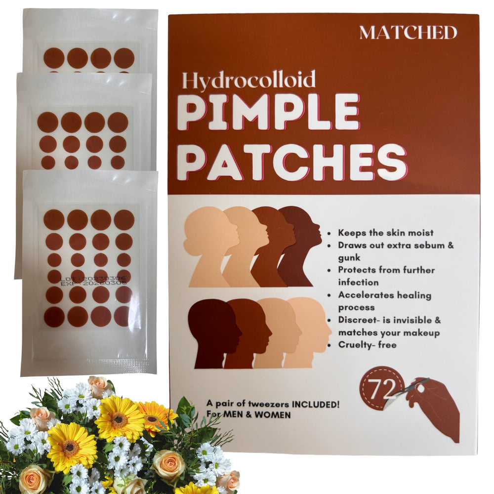 MATCHED patch large 0.5 inch blends with skin for daytime wear.