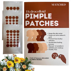 MATCHED patch large 0.5 inch blends with skin for daytime wear.