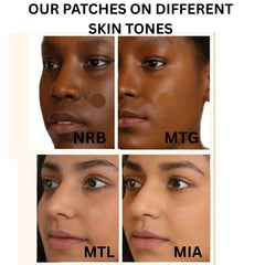 Small 0.25 inch patch is portable for quick spot coverage.