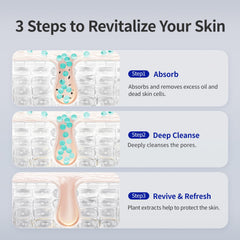MATERN'ELLA Mud Mask bottle pour demonstrates easy, mess-free application
