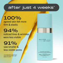 MATTER OF FACT serum on hand showing creamy texture for layering