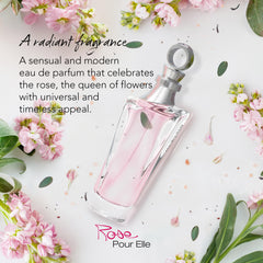 Mauboussin Rose Pour Elle 4-branch star flask, jewelry-inspired bottle.