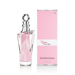 Mauboussin Rose Pour Elle bottle, elegant and radiant design for daily wear.