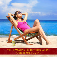 Maui Babe lightweight, fast-absorbing formula ready for everyday use after sun.