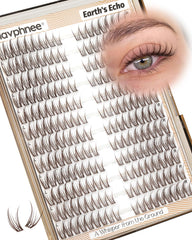 Mavphnee cat eye brown lash clusters pre-mapped for easy application and time-saving mornings.