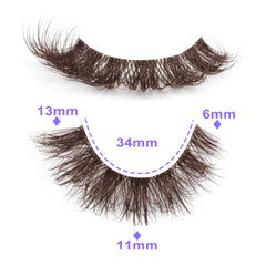 Mavphnee clear band lashes offer discreet adhesion and comfortable all-day wear.