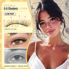 Mavphnee clear band lash bonds provide ultra-thin, undetectable lash hold.