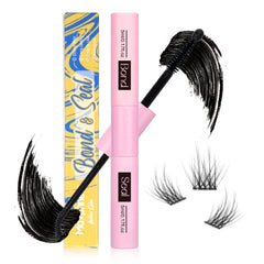 Mavphnee lash bond brush in action for precise lash bonding.