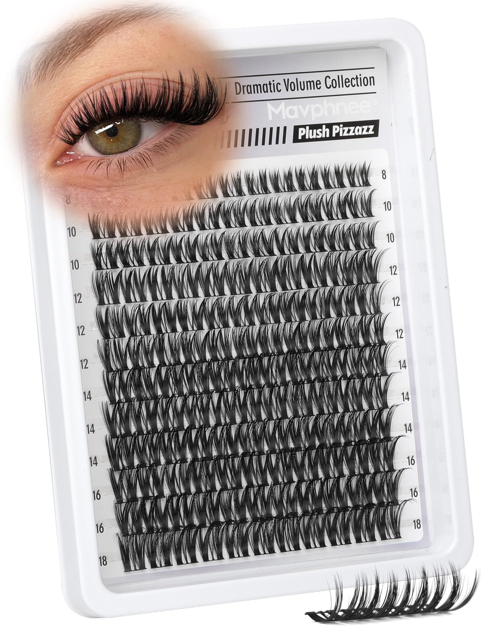 Mavphnee Lash Clusters Flaunt deliver dramatic fullness with featherlike density.