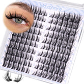 Mavphnee Manga Lash Clusters pre-mapped for balanced left and right eyes, easing application.