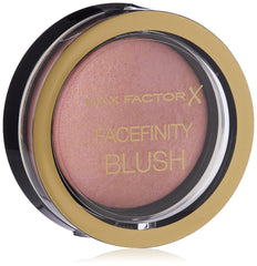 Max Factor Creme Puff Blush No.05 Lovely Pink builds soft, natural cheek color.