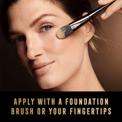 Facefinity bottle cap open to highlight easy, mess-free application