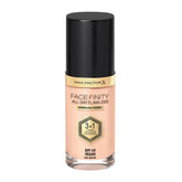 Max Factor Facefinity bottle pump for effortless all-day coverage.